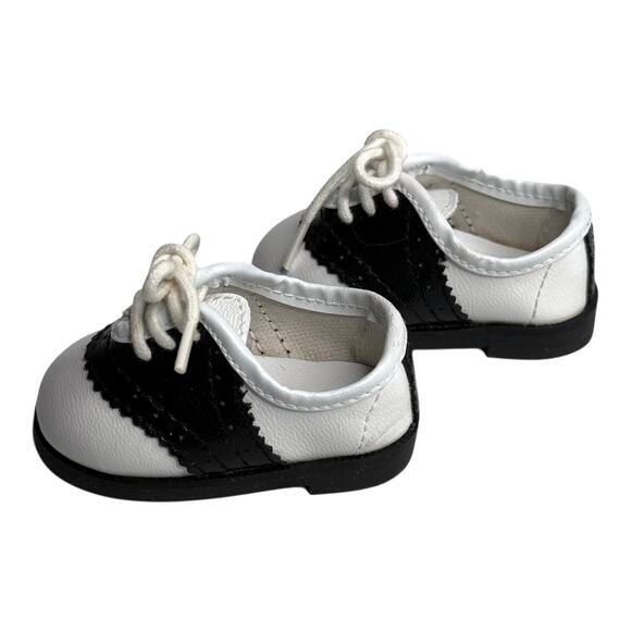 VTG American Girl Pleasant Company 50s Sock Hopper SADDLE SHOES Doll Dance Shoes - Picture 3 of 9